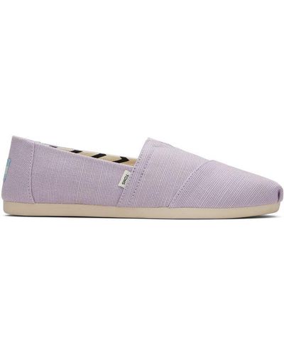TOMS Alpargata Canvas Court Shoes - Purple