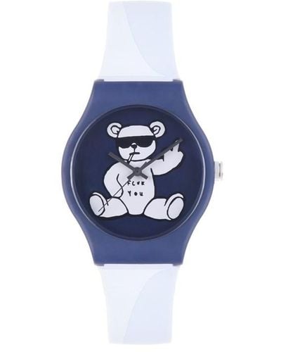 French Connection Fc Anlg Bd Watch 99 - Blue
