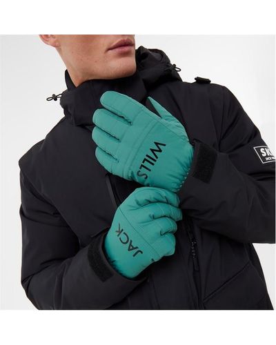 Jack Wills Ski Gloves - Green