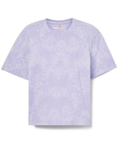 Timberland Tie Dye Tee Ld42 - Purple