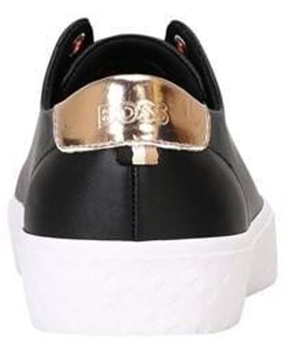BOSS Aiden Court Trainers - Black