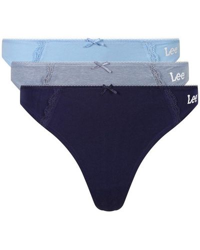 Lee Jeans Thong Bet 3p Ld99 - Blue