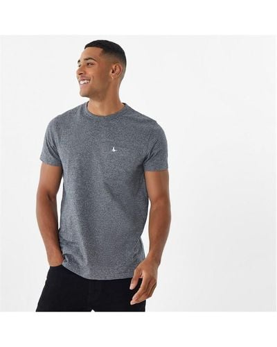 Jack Wills Ayleford Logo T-shirt - Grey