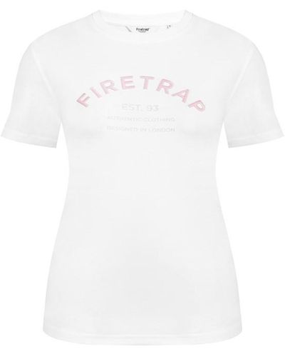 Firetrap Ll T-shirt - White