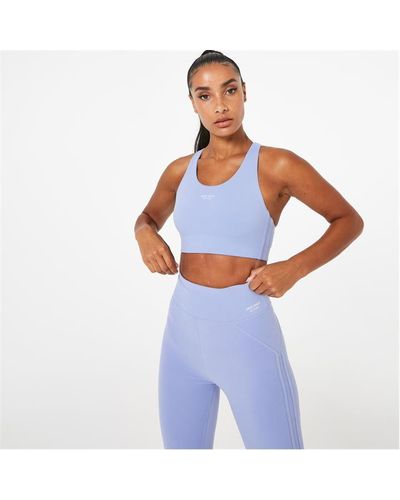 Jack Wills Active Cut Out Sports Bra - Blue
