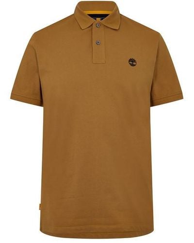 Timberland Miller Short Sleeve Polo Shirt - Brown