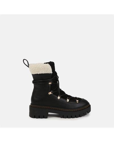 Missguided Borg Hiker Boots - Black