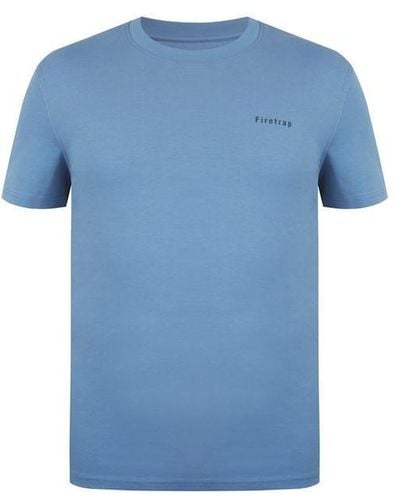 Firetrap Trek T Shirt - Blue
