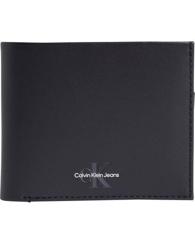 Calvin Klein Monogram Soft Bifold Wallet - Blue