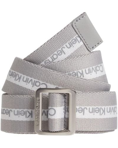 Calvin Klein Adjustable Slider Belt - Grey