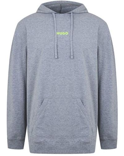 HUGO Linked Hoodie Sn42 - Blue