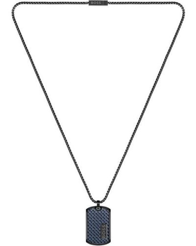 BOSS Gents Jewellery Lander Necklace - Metallic