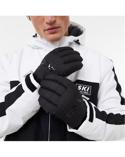 Jack Wills Ski Gloves - Black