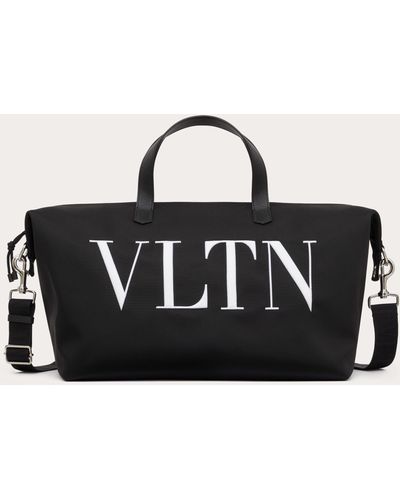 Valentino Garavani Vltn Nylon Travel Bag - Black