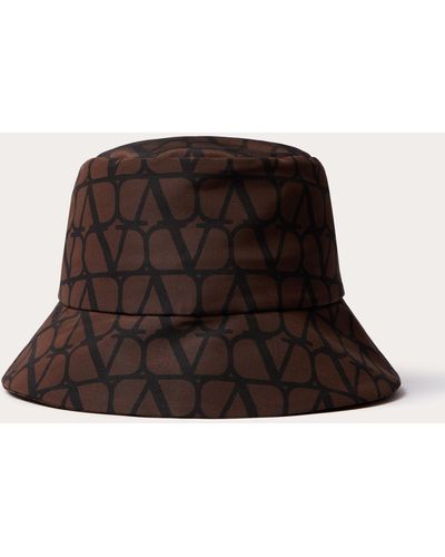 Valentino Garavani Toile Iconographe Bucket Hat - Natural
