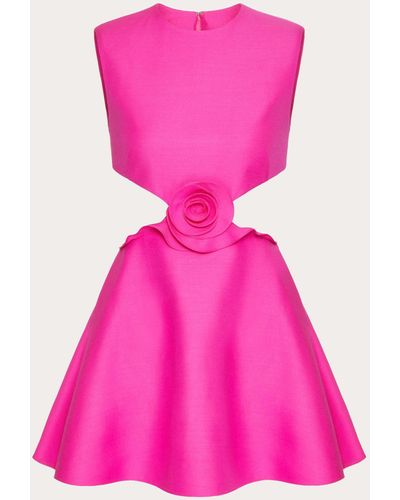 Valentino Crepe Couture Dress - Pink