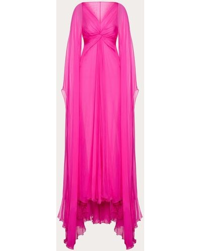 Valentino Chiffon Gown - Pink