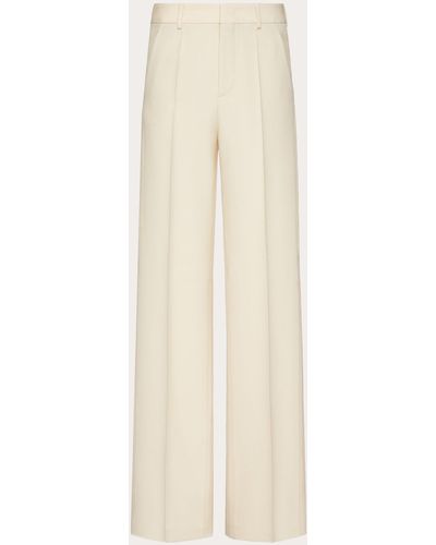 Valentino Wool Pants - Natural