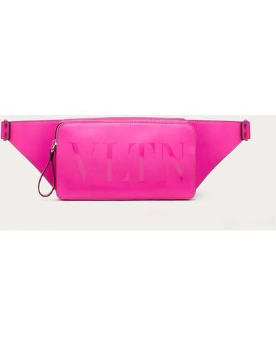 Valentino Garavani Vltn Leather Belt Bag - Pink