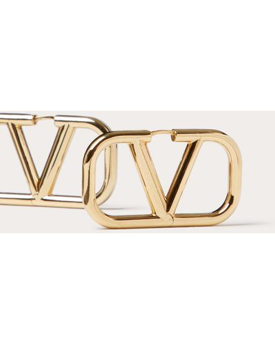 Valentino Garavani Vlogo Signature Ohrringe Aus Metall - Mettallic