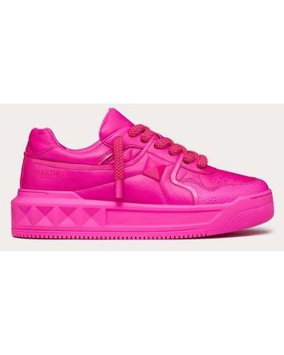 Valentino Garavani Sneaker low-top one stud xl in nappa - Rosa