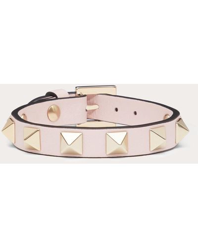 Authentic Valentino Rockstud Wide Leather Bracelet, Luxury, Accessories on  Carousell