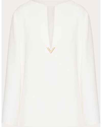 Valentino Cady Couture Top - Natural