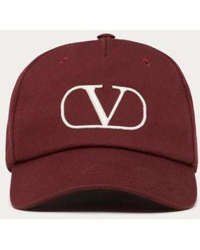 Valentino Garavani Vlogo Signature Baseball Cap - Red