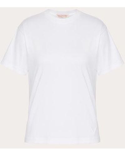 Valentino T-shirt in jersey cotton - Bianco
