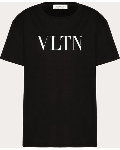 Valentino Vltn Print T-shirt - Black