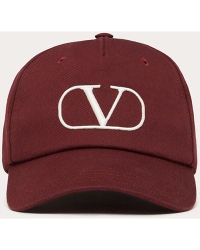 Valentino Garavani Vlogo Signature Baseball Cap - Red