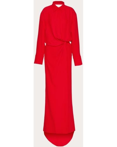 Valentino Cady Couture Long Dress - Red