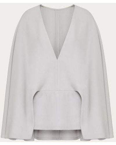 Valentino ROBE COURTE STRUCTURED COUTURE - Gris