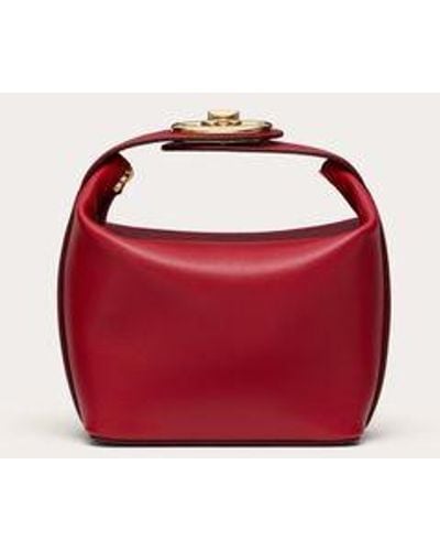 Valentino Garavani Vlogo The Bold Edition Mini Nappa Handbag - Red