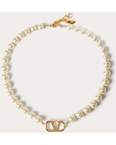 Natural Valentino Garavani Necklaces for Women | Lyst