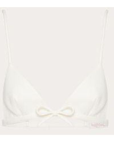 Valentino BRALETTE AUS CREPE COUTURE - Natur