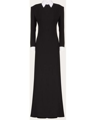 Valentino Cady Couture Long Dress - Black