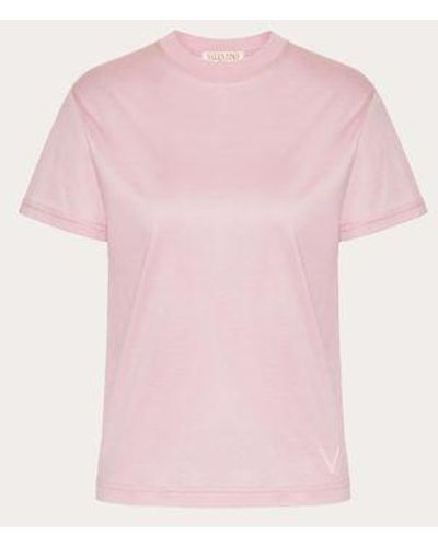 Valentino T-shirt in jersey cotton - Rosa