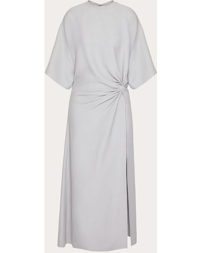 Valentino Structured Couture Midi Dress - White