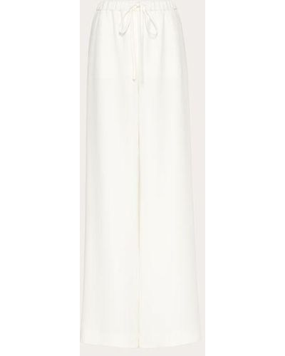 Valentino HOSE AUS CADY COUTURE - Natur