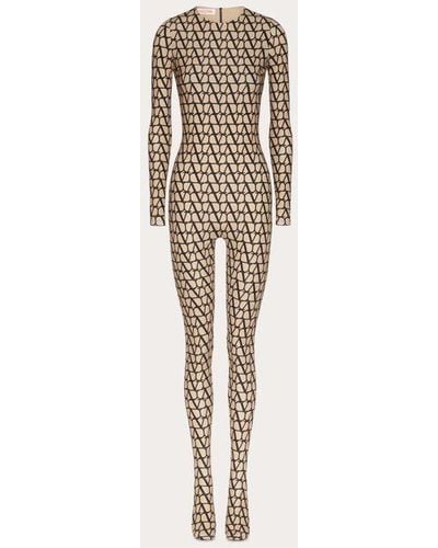 Valentino Toile Iconographe Jersey Jumpsuit - Natural