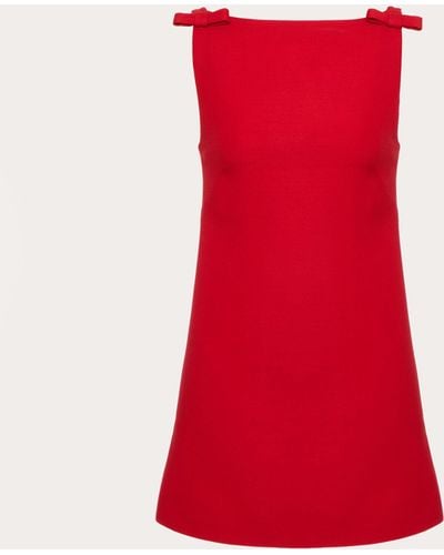 Valentino Crepe Couture Dress - Red