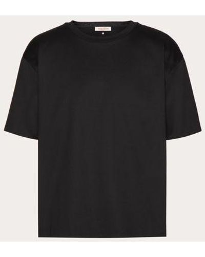 Valentino Double Cotton T-shirt - Black