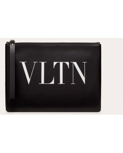 Valentino Garavani Vltn Pouch - Black