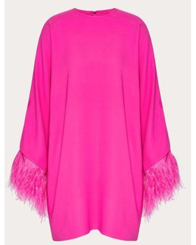 Valentino Cady Couture Embroidered Dress - Pink