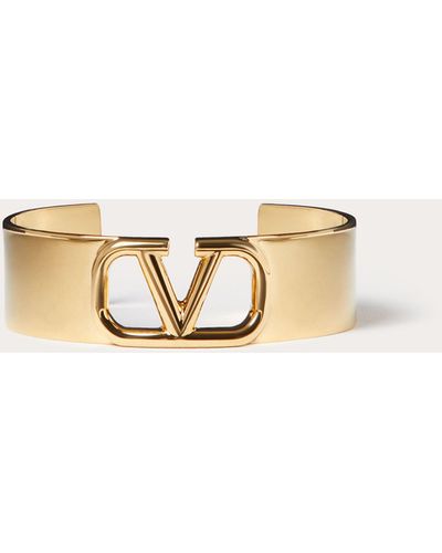 Valentino Garavani Vlogo Signature Metal Bracelet - Metallic