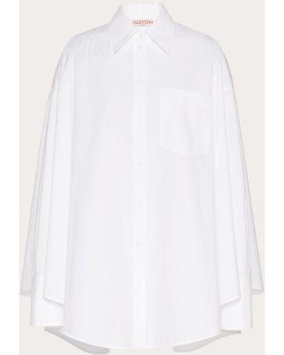 Valentino Sartorial Poplin Shirt - White