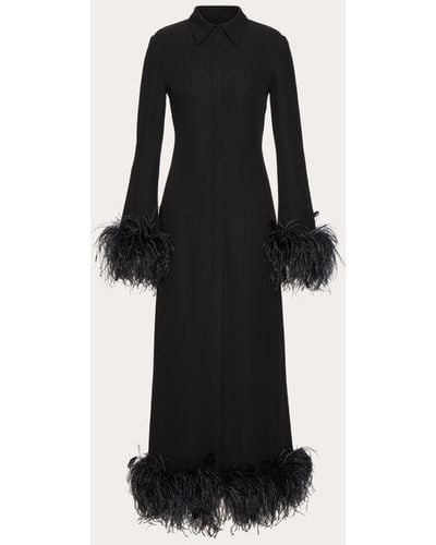 Valentino Cady Couture Embroidered Dress - Black