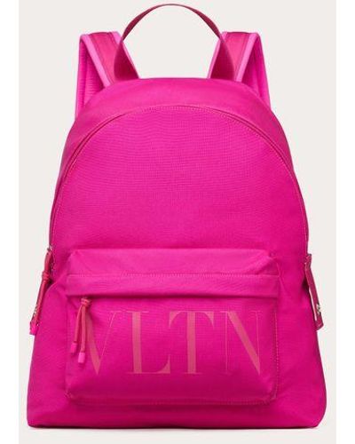 Valentino Garavani Vltn Nylon Backpack - Pink