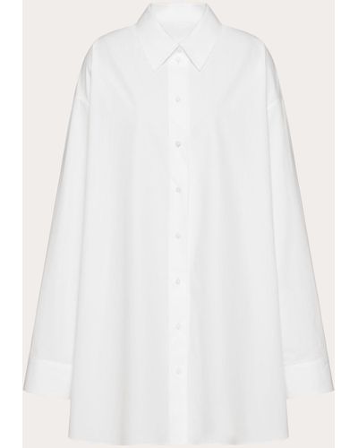 Valentino Cotton Popeline Shirt - White
